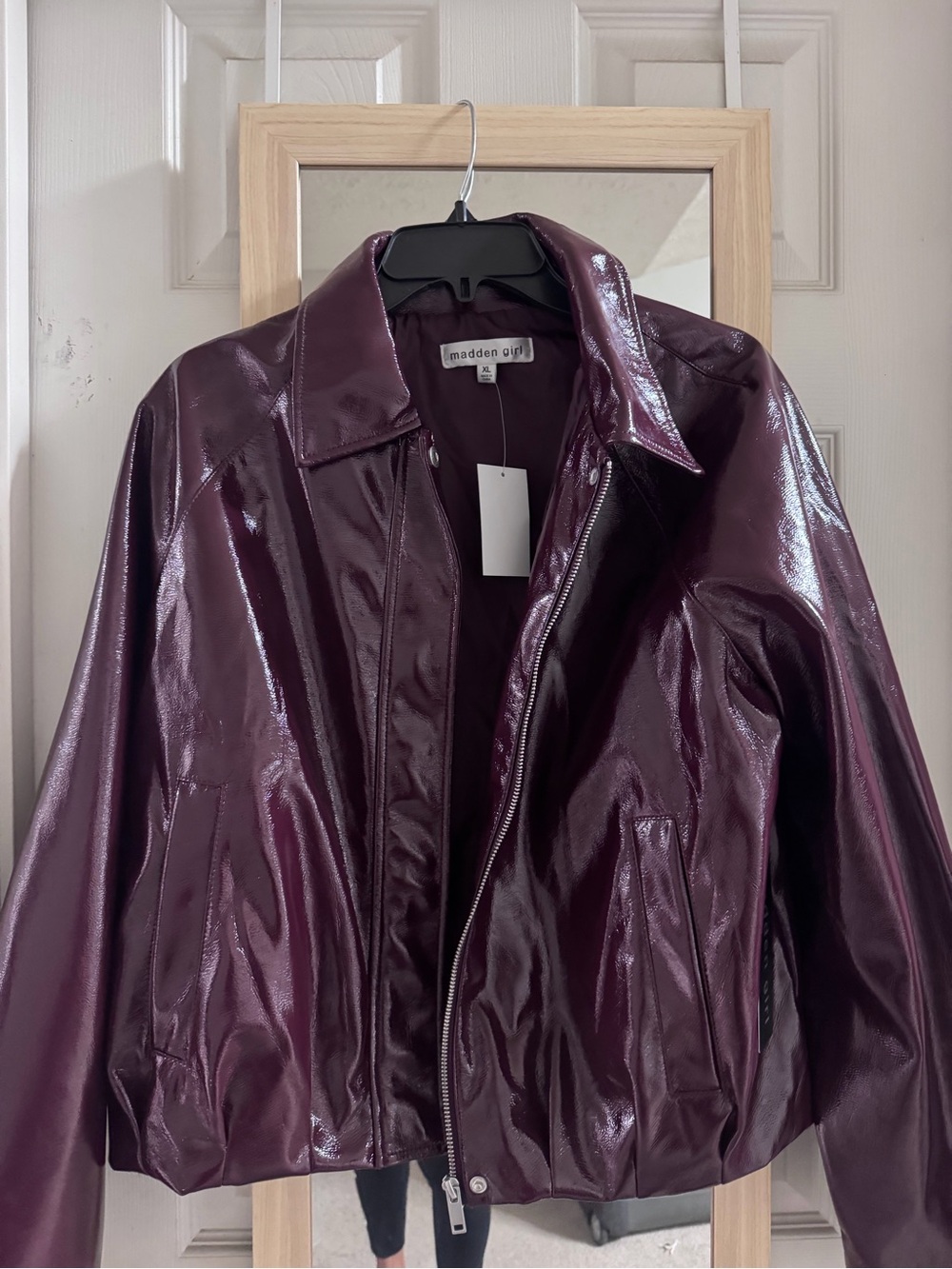 Madden Girl Women's Faux Leather Jacket nwt